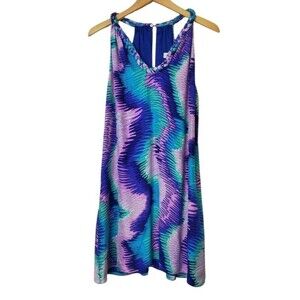 Alice & Trixie 100% Silk Dress Size S Colorful Sleeveless Lined